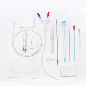 Long Term Permanent Hemodialysis Catheter HC Kit Double Lumen Hemodialysis Catheter 15FR 19/23/25/28/33/35cm