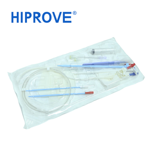 Medical Hemodialysis Catheter Kit Disposable PU Dialysis Catheter Set Single Double Triple Lumen for Renal Dialysis Treatment