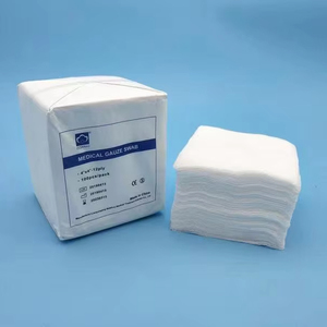 High Quality 100% Natural Cotton Medical Absorbent Gauze Swabs