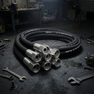 High Temperature Hydraulic Hose 2SN Stainless Steel Fitting Line